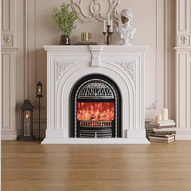 

Classic Decoration Living Room Fireplace Cozy Thin Wooden Narrow Living Room Cabinets Corner Vintage Mueble Salon Furniture Home