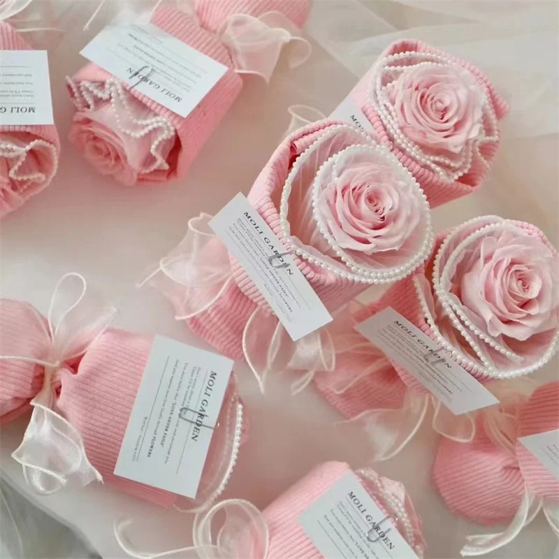 4.5 Meters/Roll Pearl Ribbon Flower Gift DIY Material Used For Wedding Gift Box Bouquet Tie 4cm