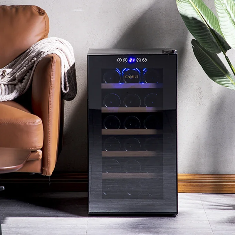 Camille Wine , Thermostatic Wine Electronic Mini Home, Small Tea Cigar , Refrigerated Cabinet, Storage Ic