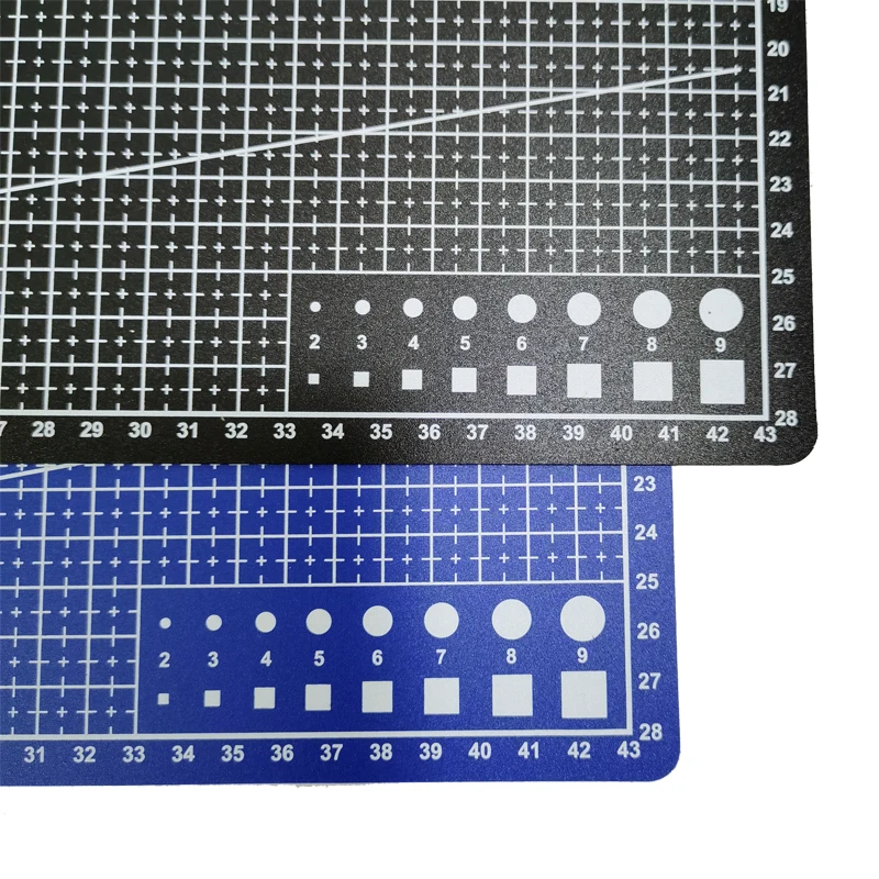 حصيرة القطع A3 - محطة عمل PVC مزدوجة الجوانب للصياغة DIY، حماية ضد المقص (45 × 30 سم) للطلاب والفنانين