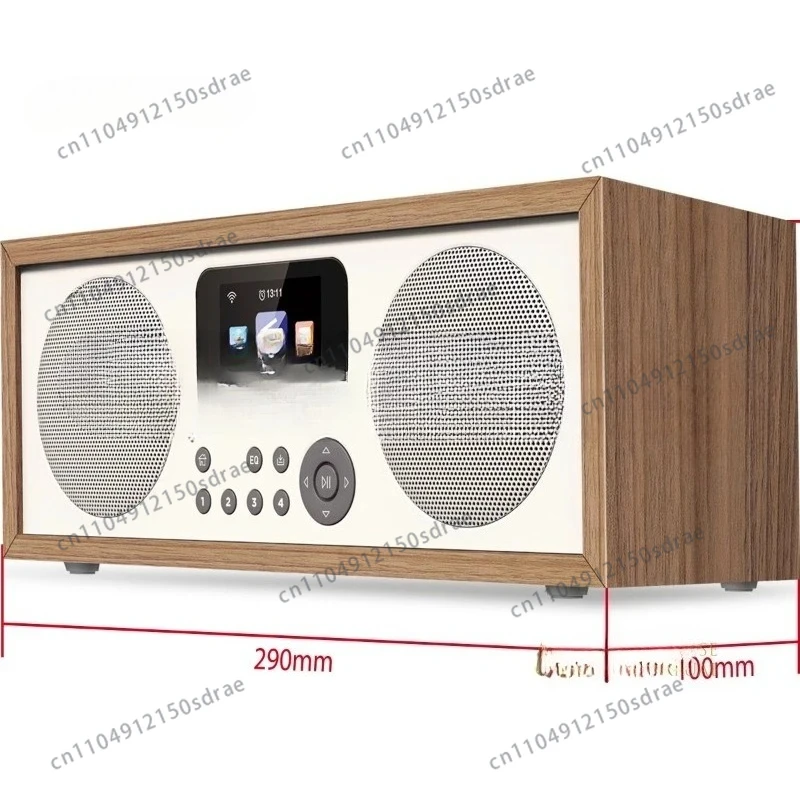 Radio Digital con Internet Wifi D2/D4, Pantalla a Color HD, Reloj, Altavoces Bluetooth Multifuncionales para el Hogar, Reproductor de Música USB