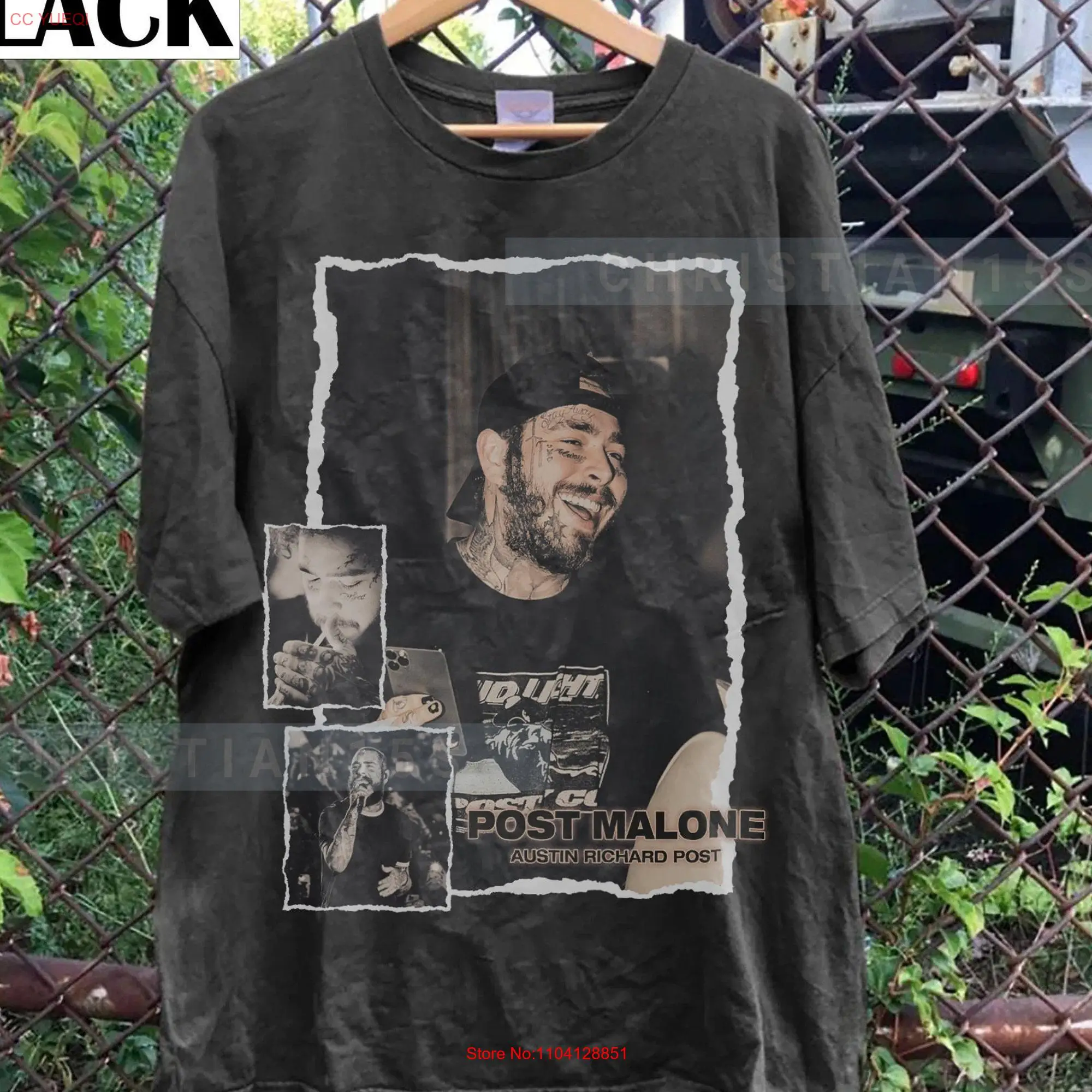 Posty rapper hip hop shirt vintage Music country fans T for men women unisex long or short sleeves