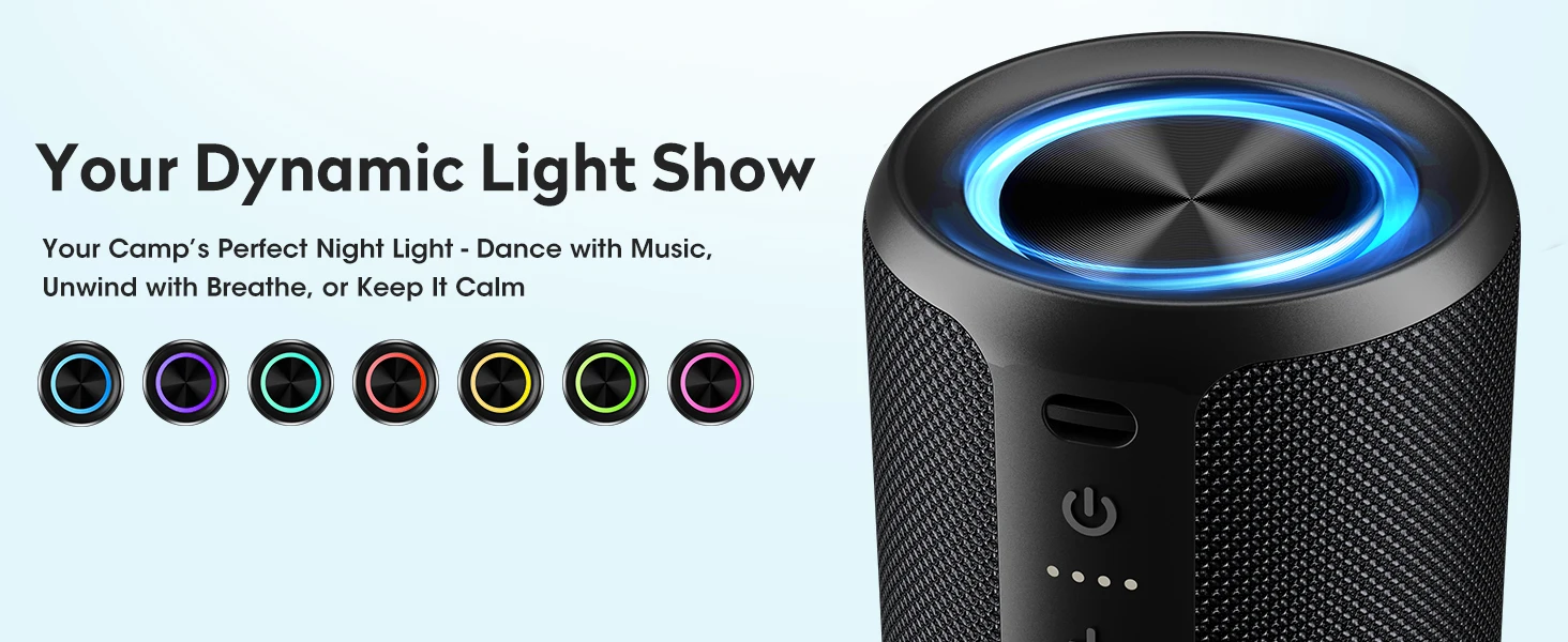 OHYAO X2 Mini Bluetooth-Lautsprecher mit Lauterer Tonlage & Verbessertem Bass IPX7 Wasserdicht Kabelloser Bluetooth 5.3 Tragbarer Musikplayer – Detail 7
