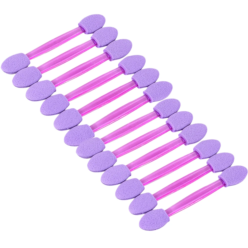 

50 шт., двуглавая градиентная губка, палочка для размазывания, маникюрные кисти, инструмент для дизайна ногтей, тени для век, средство для снятия макияжа, кисть для пудры, красота