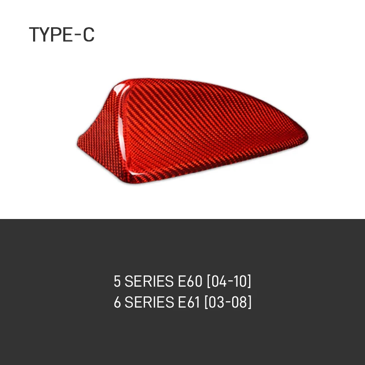 Real Carbon Fiber Car Shark Fin Trim Cover For BMW 1 2 3 4 5 7 Series X1 X3 F22 F30 F34 F80 F87 F32 F36 G11 G20 G12 G30 M2 M3 M4 image 3
