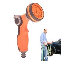 Water Nozzles For Garden Hose Water Pipe Sprayer High Pressure Hose Nozzle Handheld Gardening Tools 8 Adjustable Spray Patterns