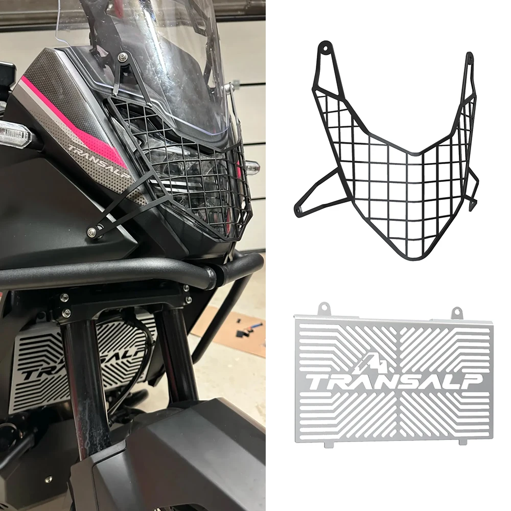 

For HONDA XL750 XL 750 TRANSALP 750 2023 2024 2025 New Motorcycle Accessories Radiator Guard Grille Cover & Headlight Protector