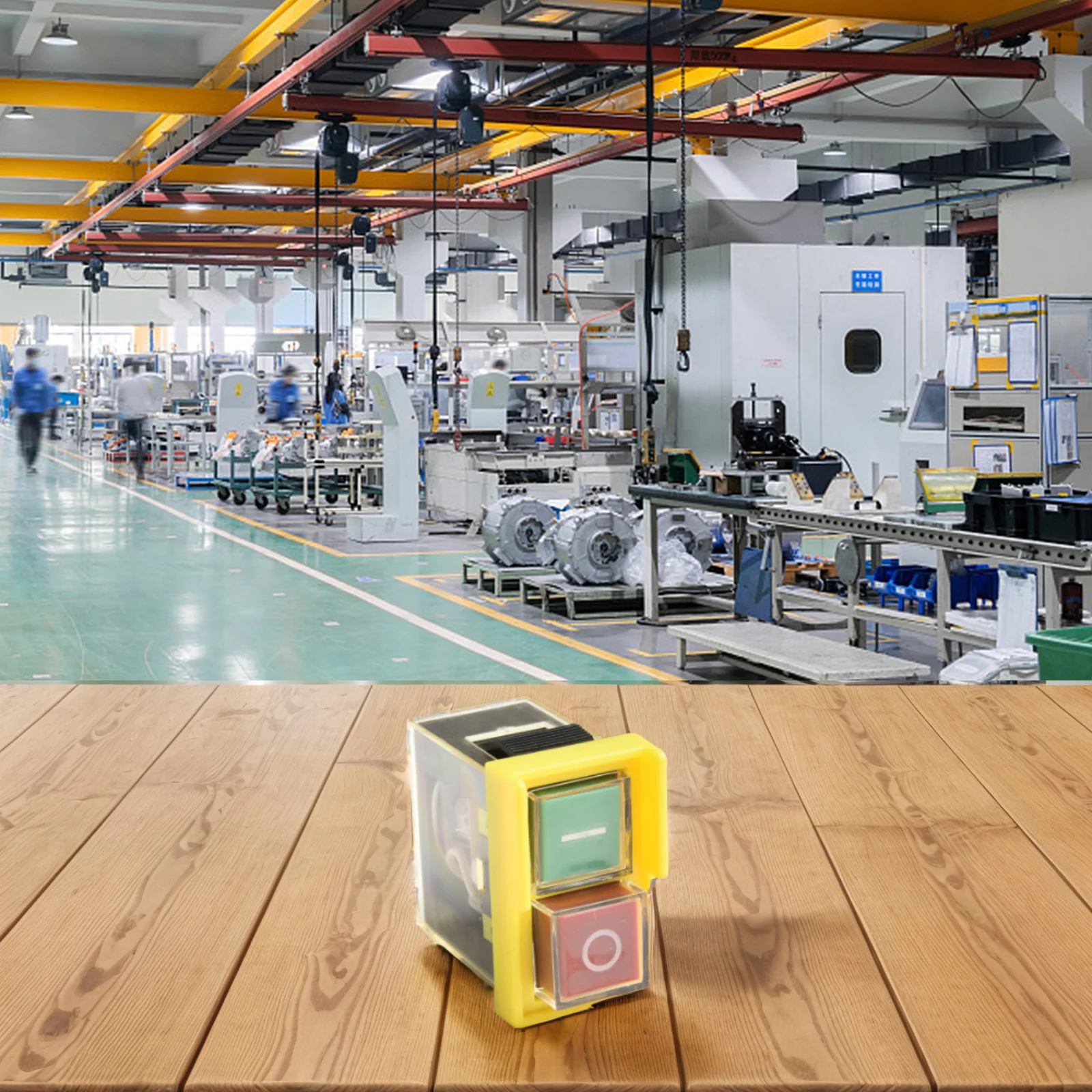 250V Switch KJD6 Switch Green Start Button High-quality Materials Manual Restart Switch Rated Current 6A For Power Control