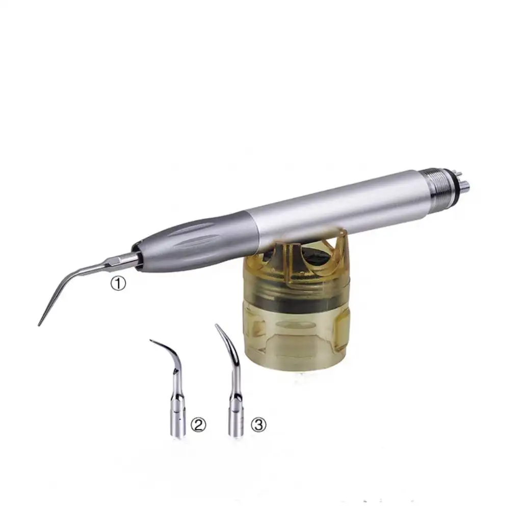 DENTAL Air Scaler Handpiece Super Sonic Scaling Technology 4Holes High Frequency Pneumatic Scaler Autoclavable 135℃