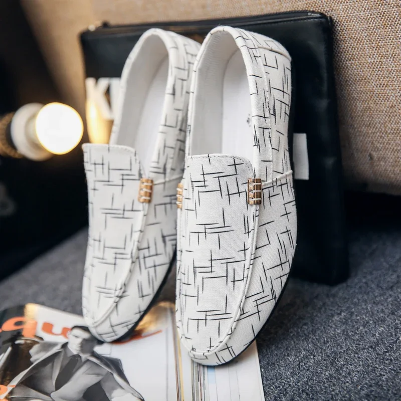 

Дышащие и модные бобовые туфли весна-лето 2025 года. | Удобная, стильная мужская обувь большого размера и мужская рабочая обувь