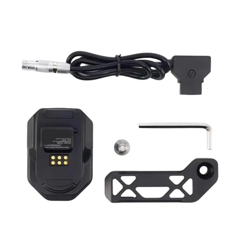 B27B Accessories Mount Power Supply Base Plate For DJI Ronin Security P-Tap 2-Pin Power Input TGA-PBP Camera Gimbal Rig
