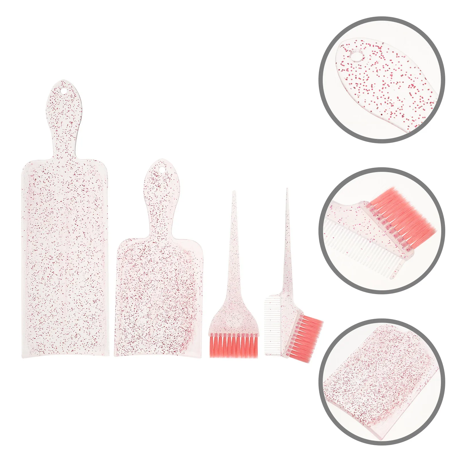 

Набор для мелирования волос: расческа-щетка, инструмент для окрашивания, для салона и домашнего использования, многоразовый набор для мелирования