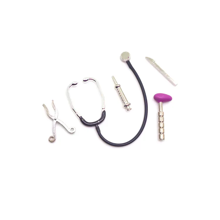 For 15/17cm labubu clothing Stethoscope Set accessories Doctor Kids Toy Playing House Mini Work Drum
