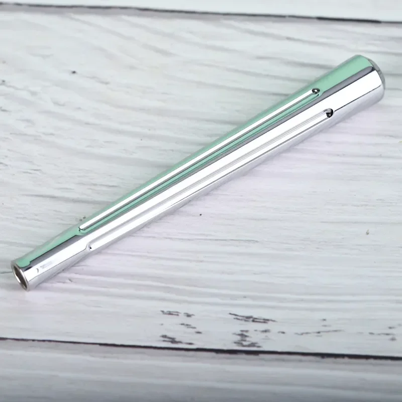 YAQI Durability Chrome Color Brass Safety Razor Handle 95mm Length And 7.5-12mm Diameter Lightweight Mens Shaving Razor Handle