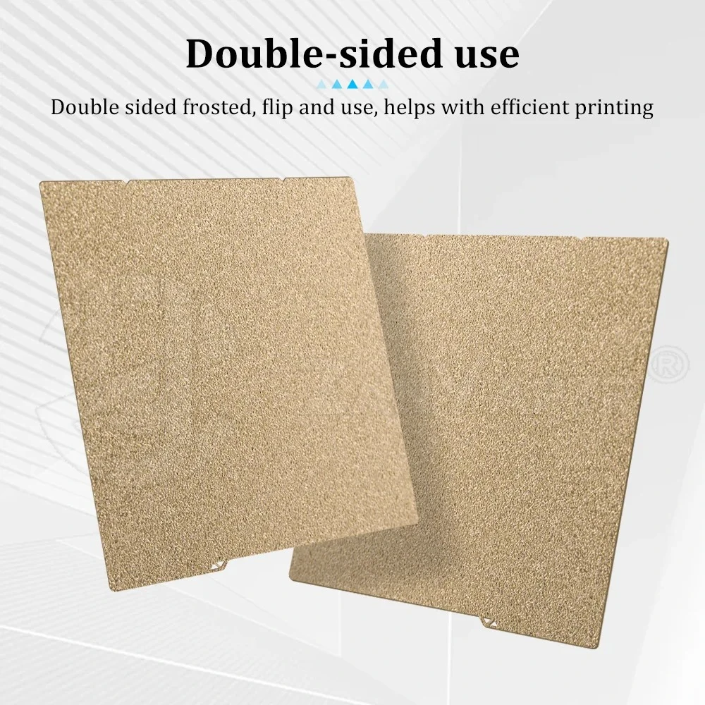 Anycubic Kobra S1 Max PEI Build Plate Magnetic Flexible Spring Steel Sheet Double Layer Textured PEI Heated Bed 3D Printer Acces