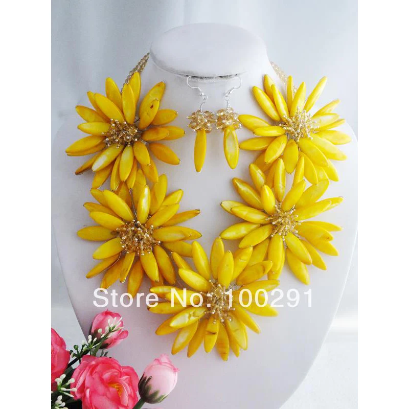 Newest!!! Unique Flower Necklace , Fashion African Wedding Jewelry 20