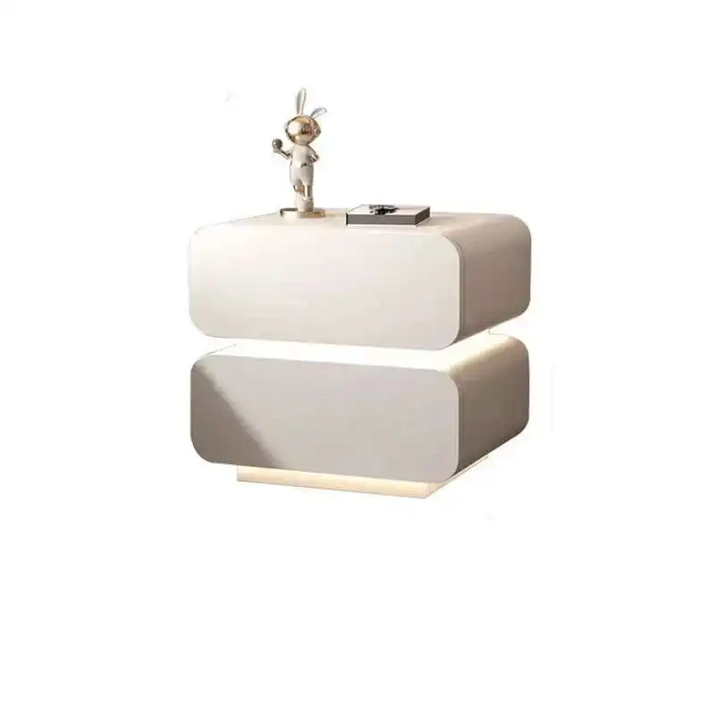 Side Table Bedside Tables Night Stand Bed Desk Corner Modern Nightstand Drawers for Bedroom Mesa Auxiliar Home Furniture YX50BT