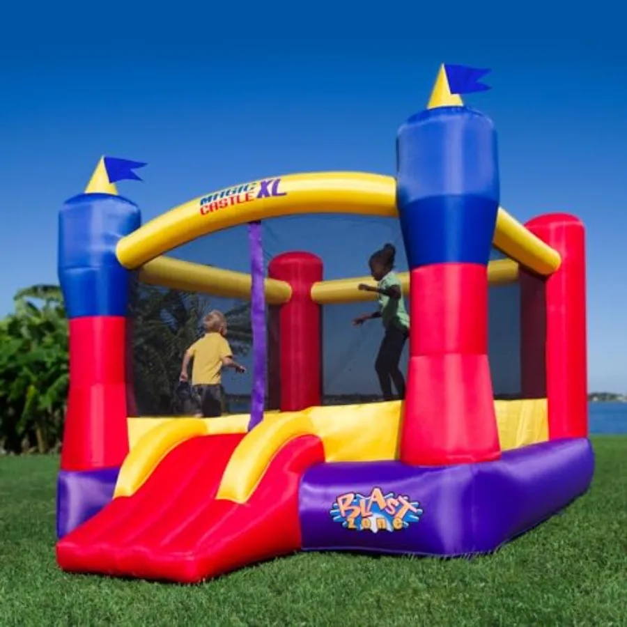 Magic Castle XL10 Inflatable Bouncer with Blower Premium Quality Large Holds 5 Fast Setup