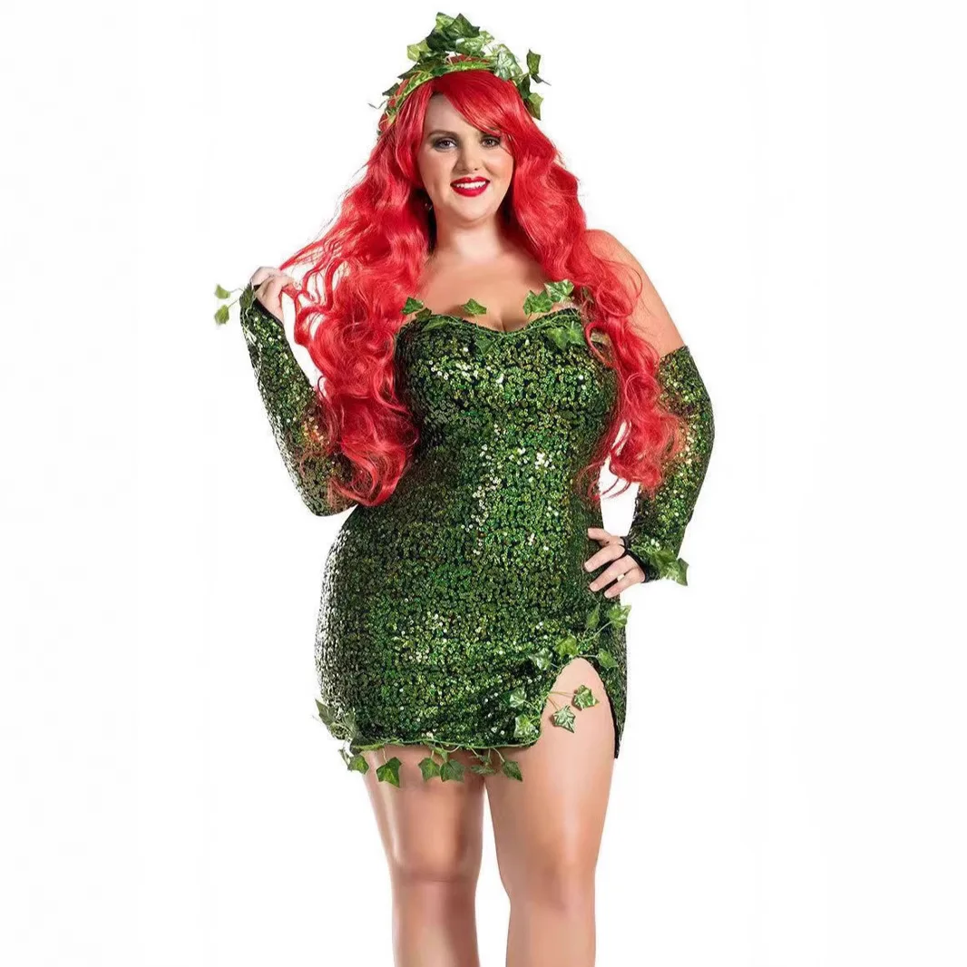 Halloween Adult Leaf Skirt Dance Performance Dress