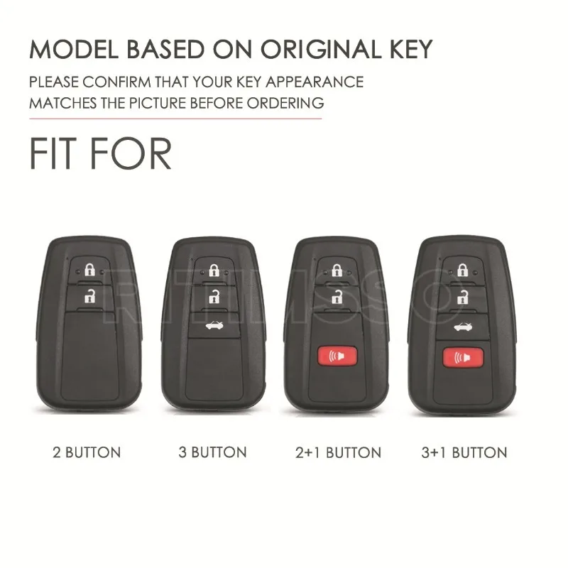 Fashion TPU Car Remote Key Cover Case Shell For Toyota Camry RAV4 Prius CHR C-HR Avalon Corolla Land Cruiser Prado Accessories