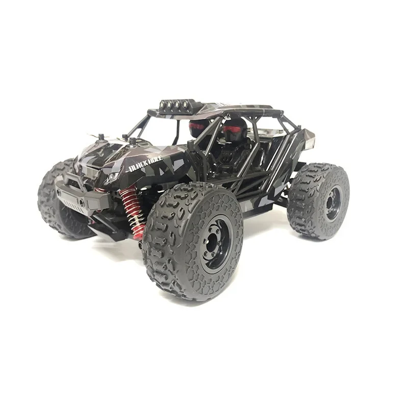 Carro rc 18331 veículo de controle remoto de alta velocidade com tração nas quatro rodas 1:18 carro elétrico off-road para crianças com luzes