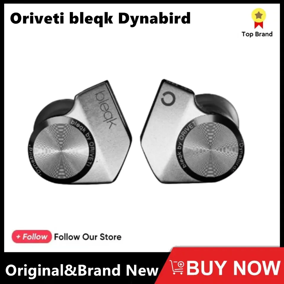 

Oriveti bleqk Dynabird Exclusive 9.2mm Berylium-coated 1DD In-Ear Earphones Single Dynamic HiFi IEM with 2Pin 3.5mm Cable