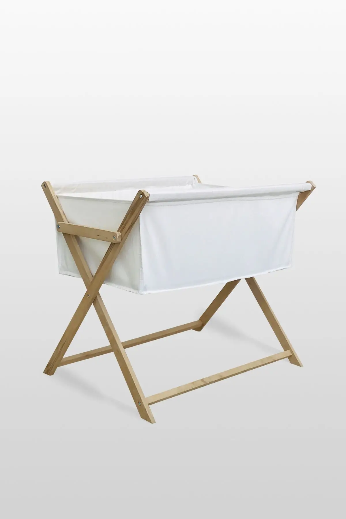 Cuna plegable de madera para madre