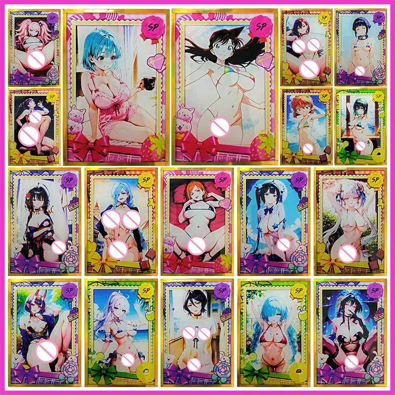 Anime Goddess Story Rare SP Acrylic Collectible Card Bulma Hyuga Hinata Fubuki Jinx Kuchiki Rukia Toys for boys Birthday Present