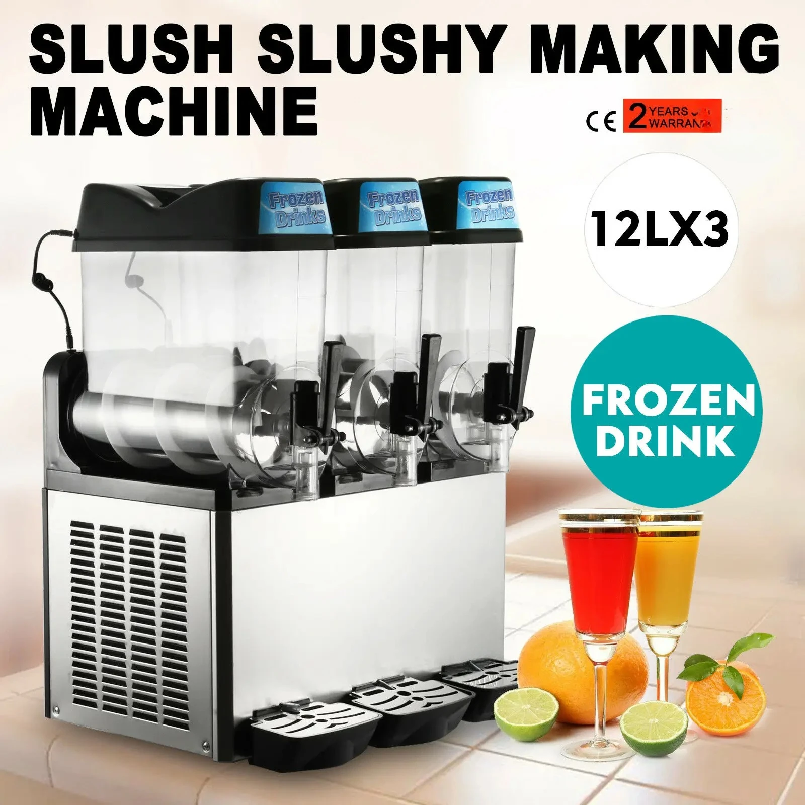 Commerciële Snack Frozen Slush Ice Machine van hoge kwaliteit voor dranken en wijn