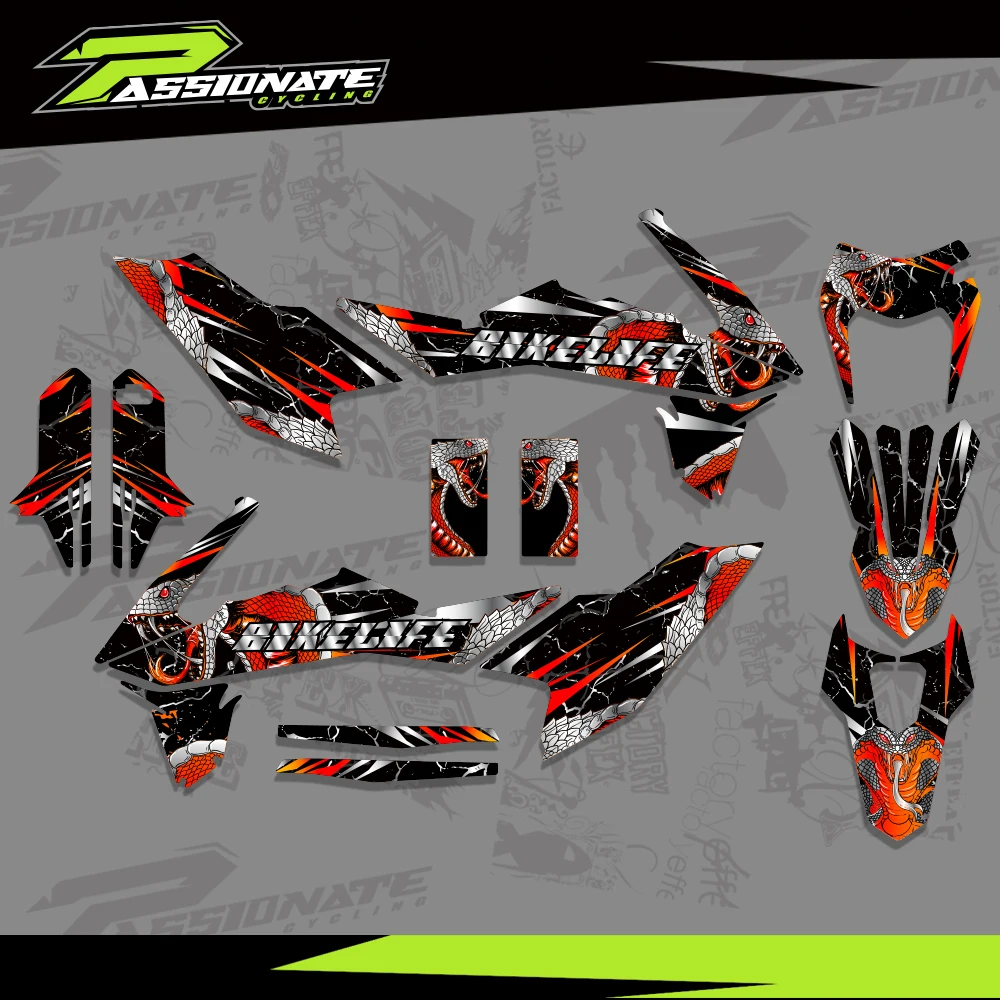 

Custom Team Graphics Backgrounds Decals Stickers Kits For KTM 2019-2021 SMC-R 690 enduro Motorcycle Custom