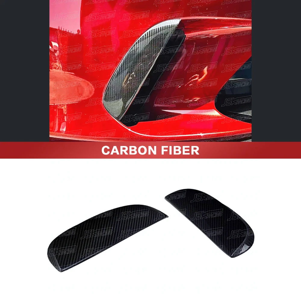 N Style Dry Carbon Fiber Front Bumper Side Vents For Mclaren Gt 2019-2022