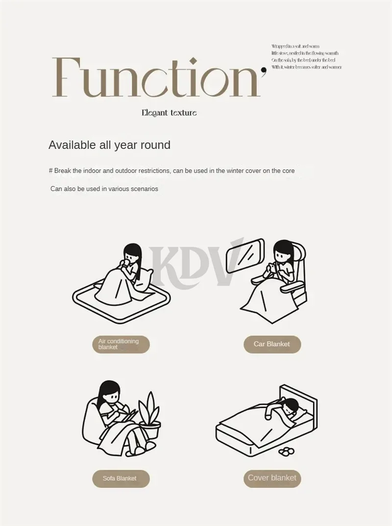 Luxury Soft Faux Rabbit Fur Throw Blanket Fluffy Warm Solid Color Plush Blanket for Sofa Bed Single Double Spring Autumn Plaid