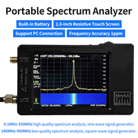 Original TinySA Handheld Spectrum Analyzer 2.8 Inch Touch Screen 100 K-5.3GHz Tinysa Ultra Spectrum Analyzers with Battery