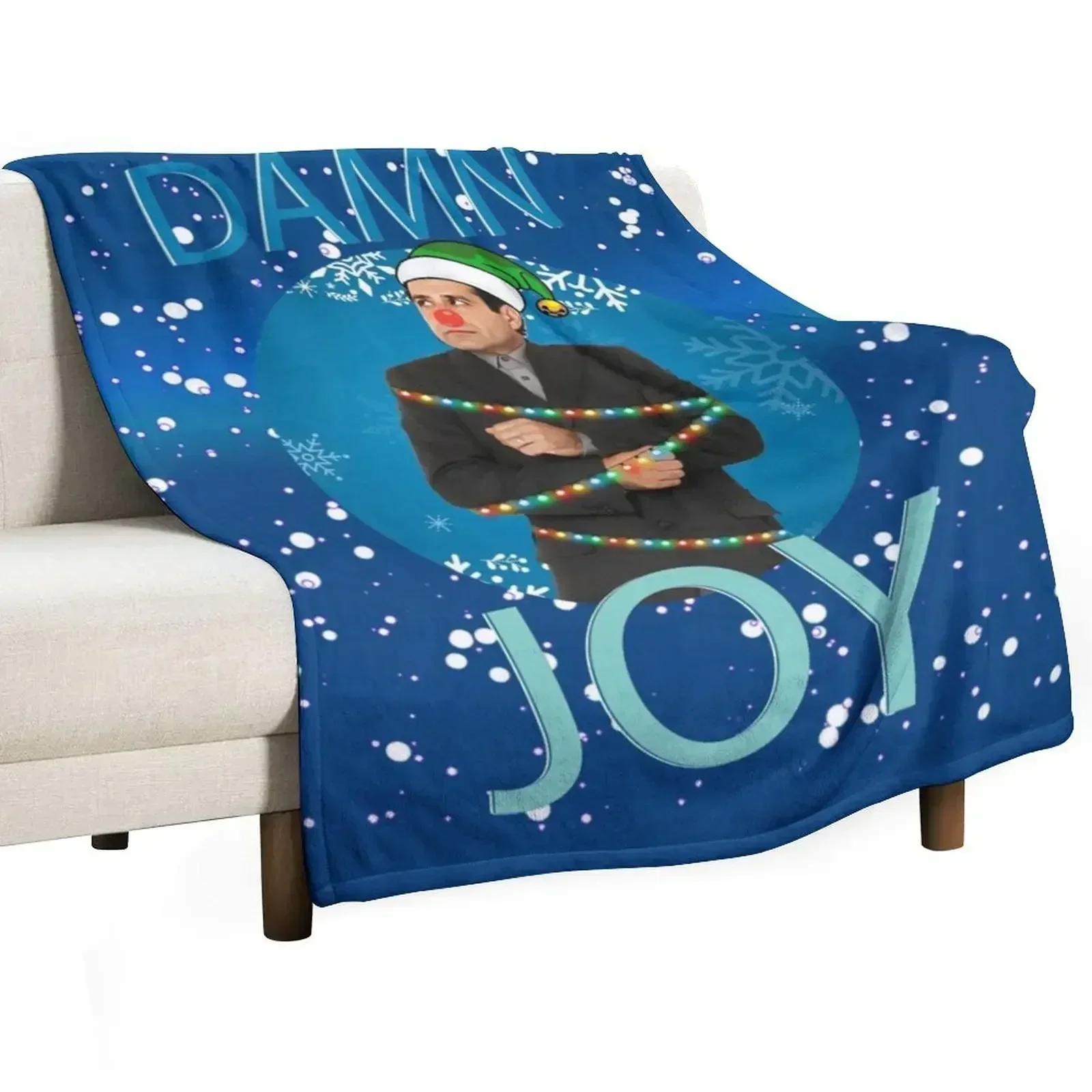 Adrian Monk Christmas Throw Blanket Decorative Throw Personalized Gift for winter Blankets