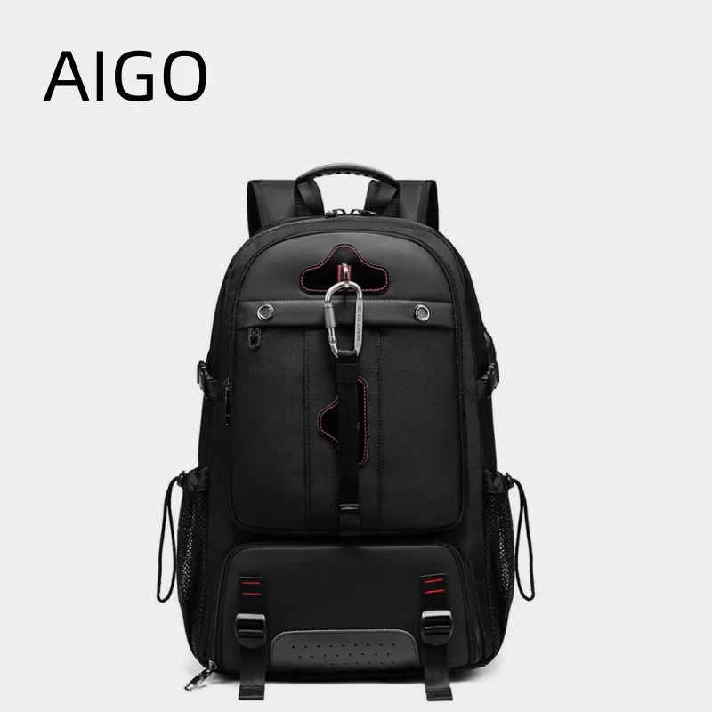 

AIGO Outdoor Backpack for Men Luxury Large Capacity Rucksacks Tactical Sports Camping Hiking Hunting Shoulder Back Pack Mochila