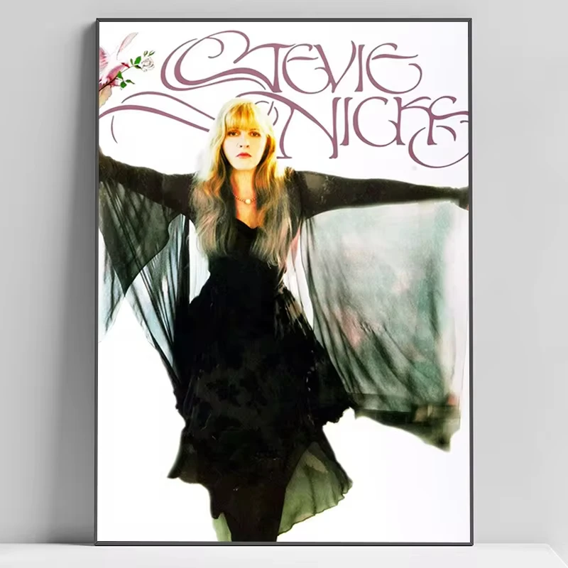 American Rock Singer Stevie Nicks Poster Gaming Room Decoration Home Posters for Wall Decor Painting on Canvas Art Print Bedroom