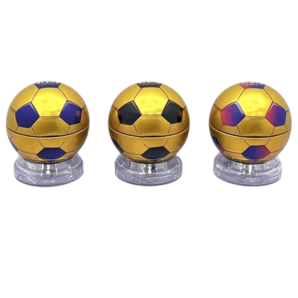 3-Hole Design Manual Pencil Sharpener Multi-Size Pencils Compact Design Football Pencil Sharpener Adjustable Holes Random Color