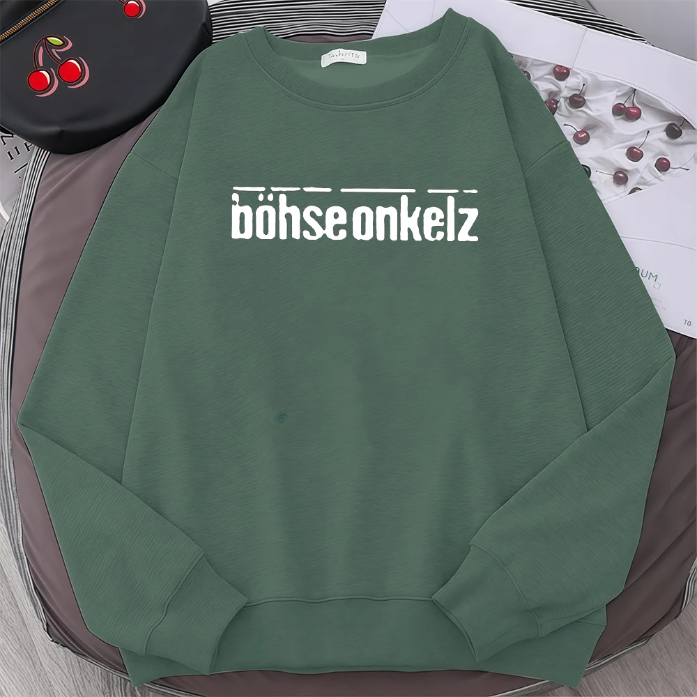 Thanks for Nothing Printed Hoodies Heavy Metal Band Bohse Onkelz Women Men Streetwear Pullover Hoodies Harajuku Tracksuit 2026