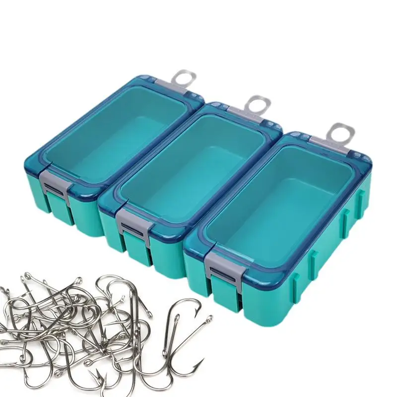 Fishing Tackle Storage Waterproof Shockproof Lure Storage With Silicone Sealing Strip 3X Glow In The Dark Portable Night Fishing