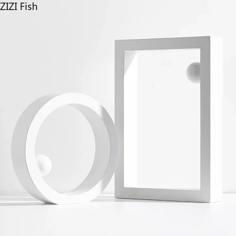 

Minimalism Rectangle/circular Ornaments Modern Crafts Desk Decoration Creative Geometric Abstract Artwork Room Aesthetic Decor