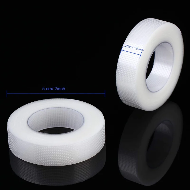 3/5 Rolls Eyelashes Extension PE Adhesive Tape Under Eye Patch Eye Tapes for Lashes Grafting Fake Eyelash Eyeliner Tapes