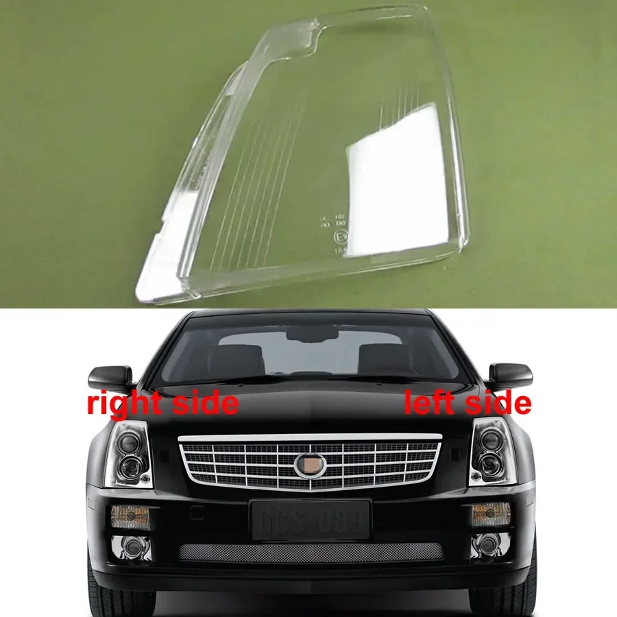 

For Cadillac SLS 2007 2008 2009 2010 2011 2012 Headlamp Cover Transparent Headlight Shell Plexiglass Replace Original Lampshade