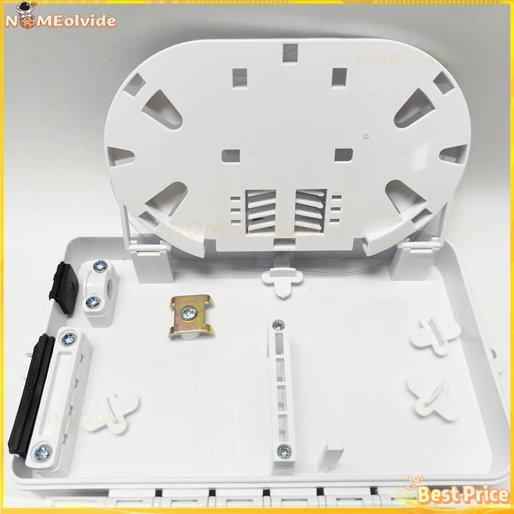 

1Pcs Box FTTH Core Termination 4 Port Optical Distribution FTTX Fiber Optic Adapter UPC