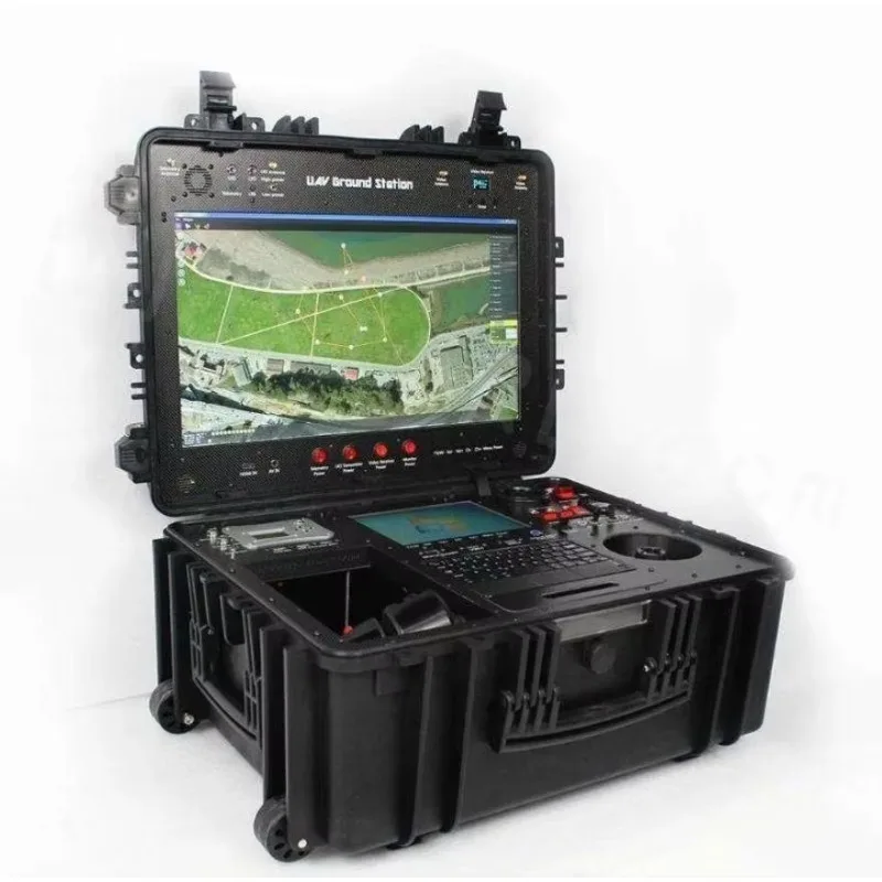 2026 New FPV Long-distance  Telemetry Video Link Transmission Ground Control Station Built-in Windows 10 Operating System