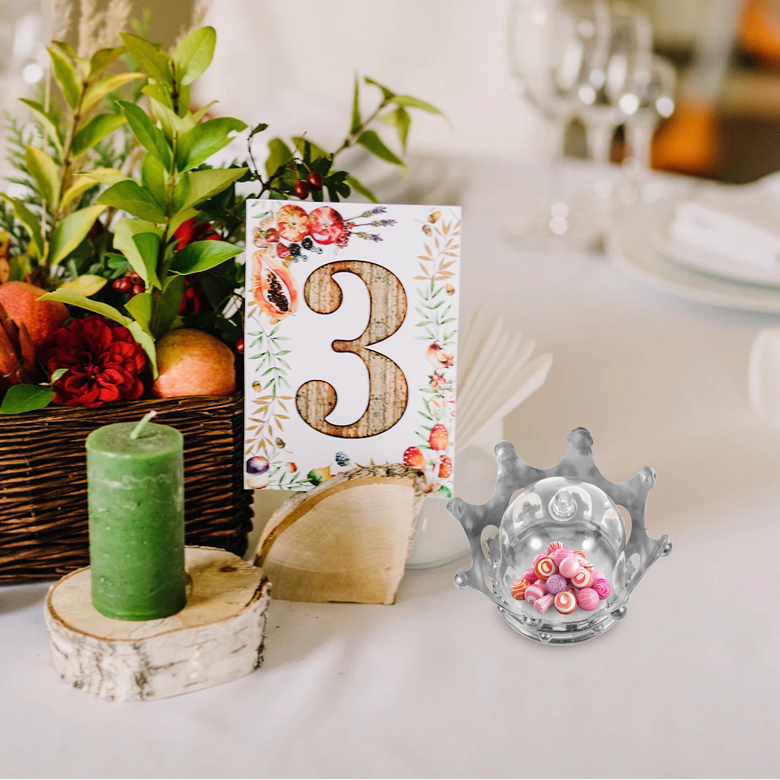 

12Pcs Boxes Silver Plated Refillable Dessert Holders for Wedding Birthday Baby Shower Party Favors