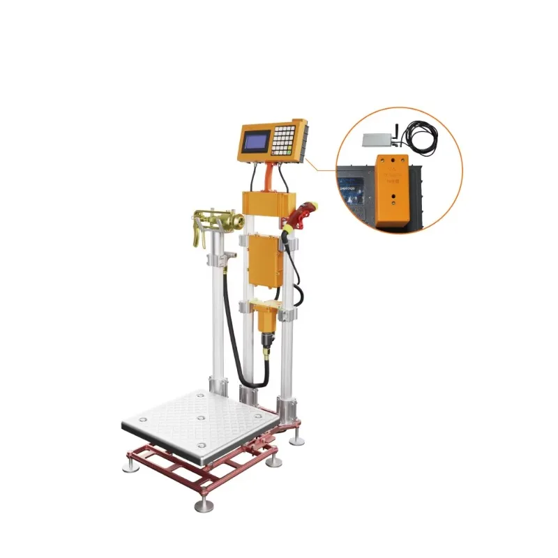 Wi-Fi Wireless Transmission Semi-Automatic Electric Electronic LPG Scales ATEX Ex-proof Plastic Paper For Chemical/Gas Station