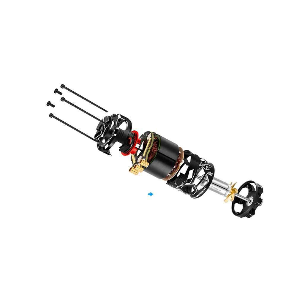 HobbyWing XeRun D10 محرك مستشعر بدون فرشاة 10.5T(4600KV) 13.5T(2900KV) 2S Lipo 1:10 RC سيارة خفيفة الوزن لسيارة الانجراف RC 1/10