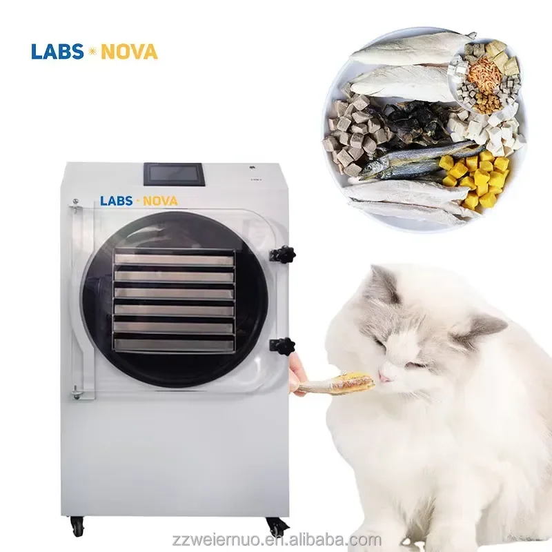 for Labsnova Home Freeze Dryer 6-35lbs Lyophilizer Machine for Pet Food Fruit Vegetable Meat Preservation Multi Capacity