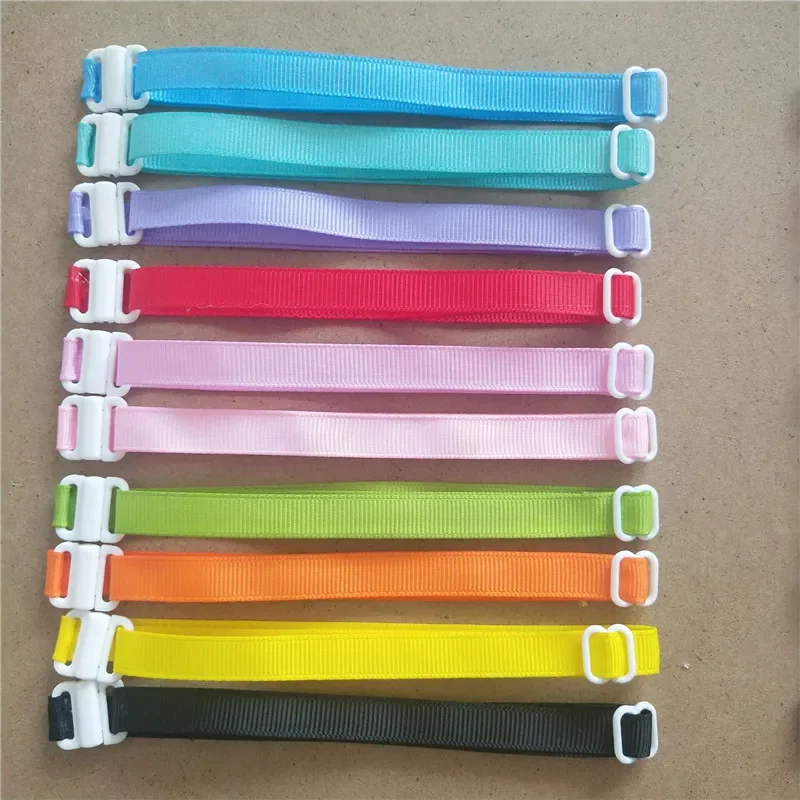 100Pcs/Lot  Dog Ties Collars Pet Dog Neckties Adjustable Ribbon Bowties Collars Accessories Pet Supplies 20-40CM*1CM