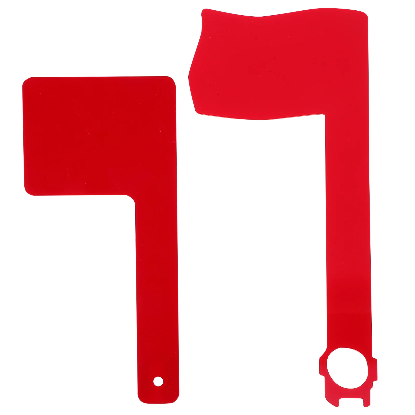 

2Pcs Mailbox Flag Replacement Acrylic Red Universal Outdoor Post Mount Easy Visibility Durable Material Red Mailbox Flag